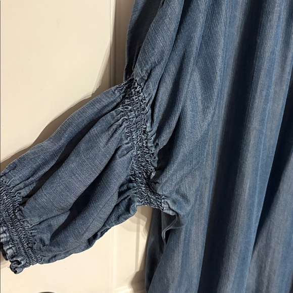 The Pioneer Woman Light Blue Denim Dress or Top. 3X Cottagecore. - Picture 3 of 10